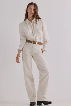 Hoss Intropia Blusas-Catalina. Blusa romântica Ecru