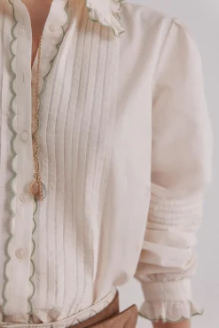 Hoss Intropia Blusas-Catalina. Blusa romântica Ecru