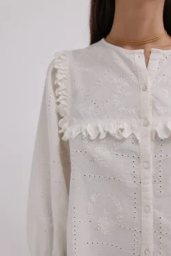 Hoss Intropia Blusas-Celia. Blusa romântica Ecru