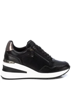 XTI Saltos|Sneakers-Chinelo feminino Preto