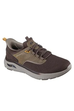 Skechers Sneakers-Chinelos de quarto Arch Fit Crosser Castanho