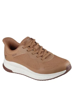 Skechers Sneakers-Chinelos de quarto Bobs Squad 4 Castanho