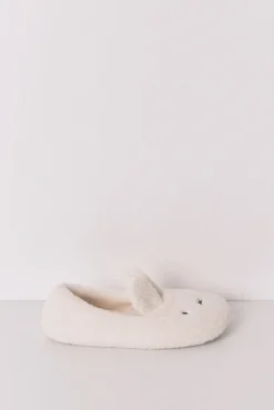 Women'secret Sabrinas-Chinelos de quarto de sabrinas em borrego Miffy bege