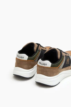 Williot Sneakers-Chinelos de quarto Kyoto Castanho