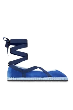 Flabelus Sabrinas|Rasos-Chinelos de veludo Azul