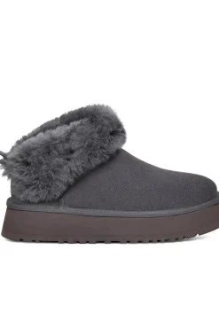 Ugg Calçado De Couro-Chinelos Tazzelle Cinzento