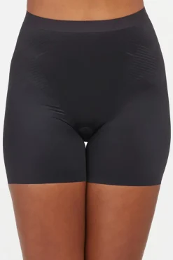 Spanx Roupa Interior-Cinta modelante até à cintura com perna curta preto