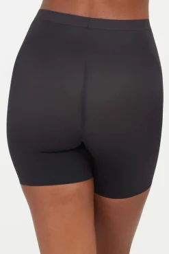 Spanx Roupa Interior-Cinta modelante até à cintura com perna curta preto