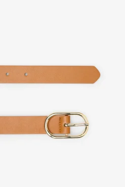 Cortefiel Cintos-Cinto clássico de PU Castanho