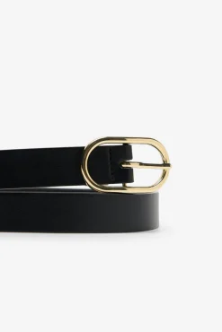 Cortefiel Cintos-Cinto clássico de PU Preto