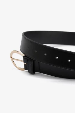 Vilanova Cintos-Cinto com efeito de couro preto