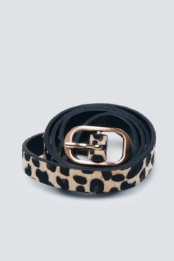 Springfield Cintos-Cinto com estampado animal e fivela oval cru