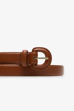 Cortefiel Cintos-Cinto com fivela coberta Castanho