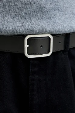 Jack & Jones Cintos-Cinto com fivela de metal Preto