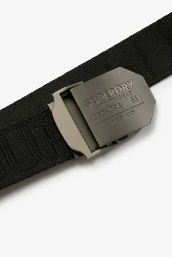 Superdry Cintos-Cinto com fivela de metal preto
