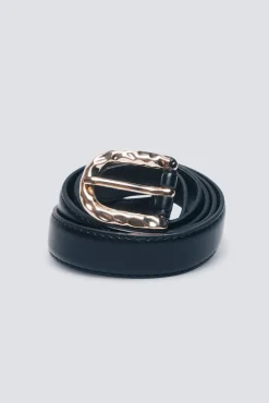 Springfield Cintos-Cinto com fivela martelada preto