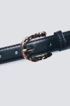 Springfield Cintos-Cinto com fivela martelada preto