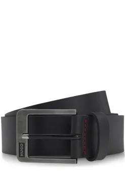 HUGO Cintos-Cinto de couro Preto