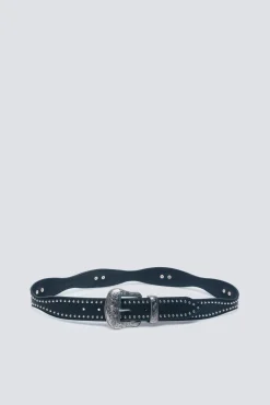 Springfield Cintos-Cinto de cowboy cravejado preto