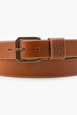 Levi's Cintos-Cinto de fivela larga Castanho