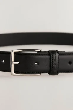 Pedro del Hierro Cintos-Cinto de pele Preto