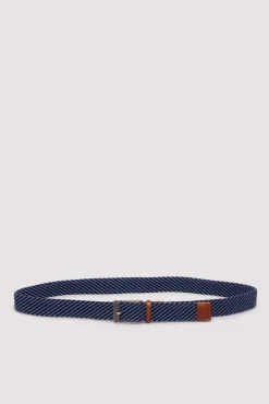 Springfield Cintos-Cinto entrançado bicolor azul