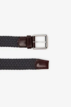 Cortefiel Cintos-Cinto entrançado elástico Cinzento