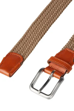 Jack & Jones Cintos-Cinto entrançado elástico cru