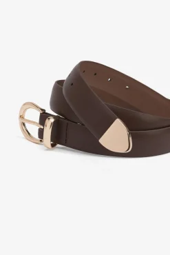 Vilanova Cintos-Cinto para Jeans Efeito Pele castanho