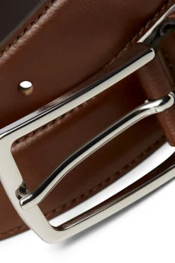 Jack & Jones Cintos-Cinto pele Castanho