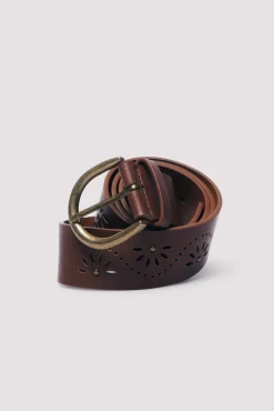 Springfield Cintos-Cinto perfurado cravejado cru