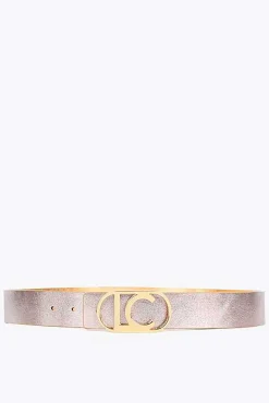 Lola Casademunt Cintos-Cinto reversível Dourado