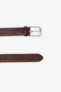 Cortefiel Cintos-Cinto sport pele Castanho