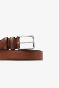 Cortefiel Cintos-Cinto sport pele Castanho