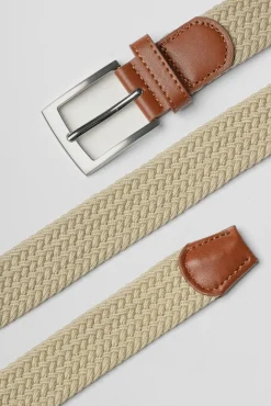 Celopman Cintos-Cinto trançado bege