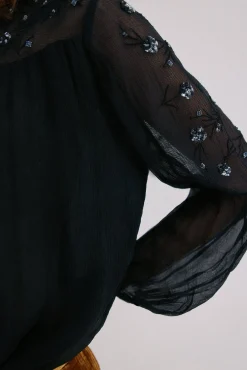 Hoss Intropia Blusas-Claire. Blusa bordada Azul