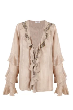Hoss Intropia Blusas-Clotilde. Blusa romântica Beige