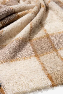 Vilanova Cachecol-Cobertor de manta cachecol Tostado