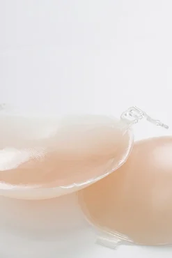 Ivette Bridal Roupa Interior-Cobre-mamilos adesivo Spi camel