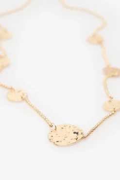 Cortefiel Joalharia E Bijuteria-Colar longo de medalha Dourado