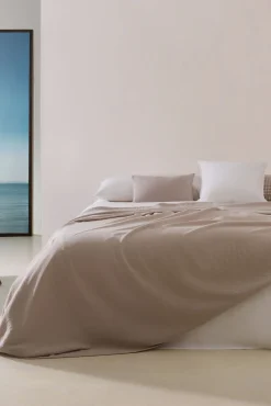 Bassols Colchas E Edredões-Colcha Fatima Areia 150-160 cm Castanho