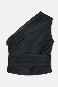 Silbon T-Shirts-Coleção de eventos de alta qualidade em tafetá laçada Preto