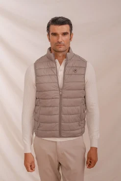 Celopman Coletes-Colete Acolchoado bege