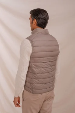 Celopman Coletes-Colete Acolchoado bege