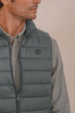 Celopman Coletes-Colete Acolchoado azul