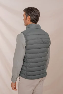 Celopman Coletes-Colete Acolchoado azul