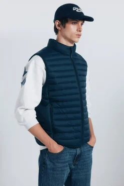 Springfield Coletes-Colete acolchoado azul