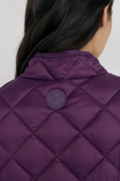 Pedro del Hierro Coletes-Colete acolchoado P&uacute;rpura