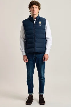 Valecuatro Coletes-Colete acolchoado marinho modelo Spain Shield Azul