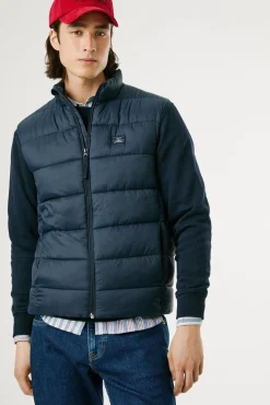 Pepe Jeans Coletes|Ultralights-Colete acolchoado com fecho de zíper azul